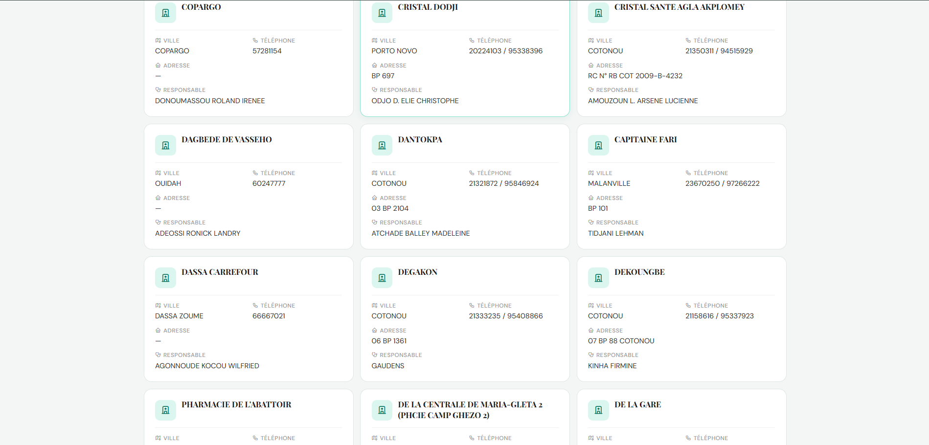 PharmaBenin vue 2